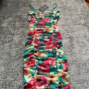 FASHION NOVA Vacation Gone Wild Mesh Dress S